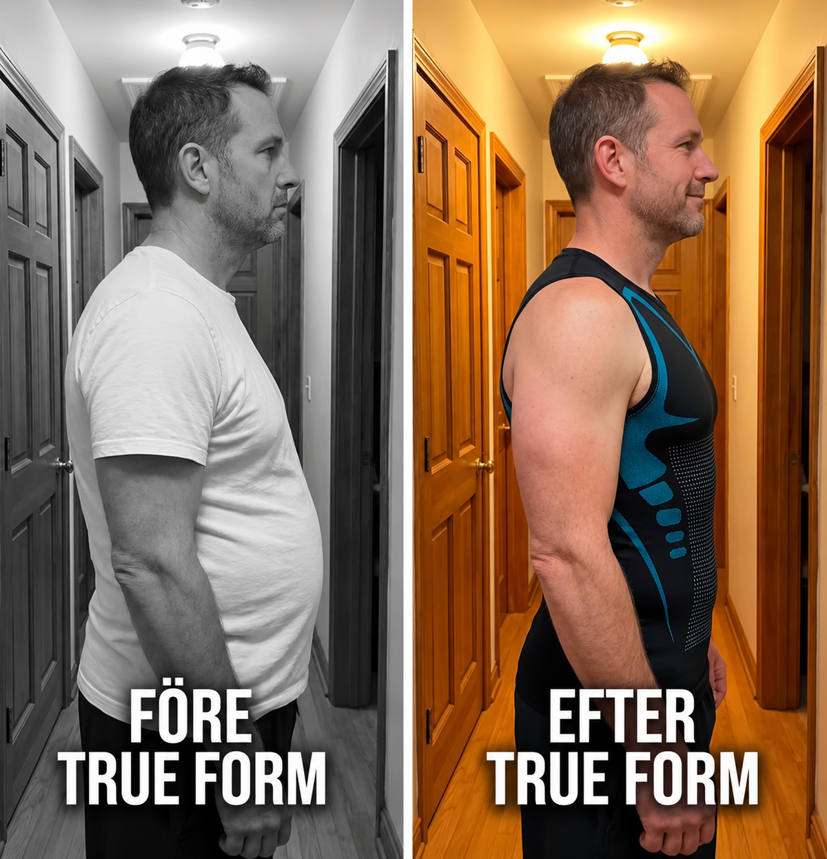 Trueform - Formande Kompressionslinne för Män