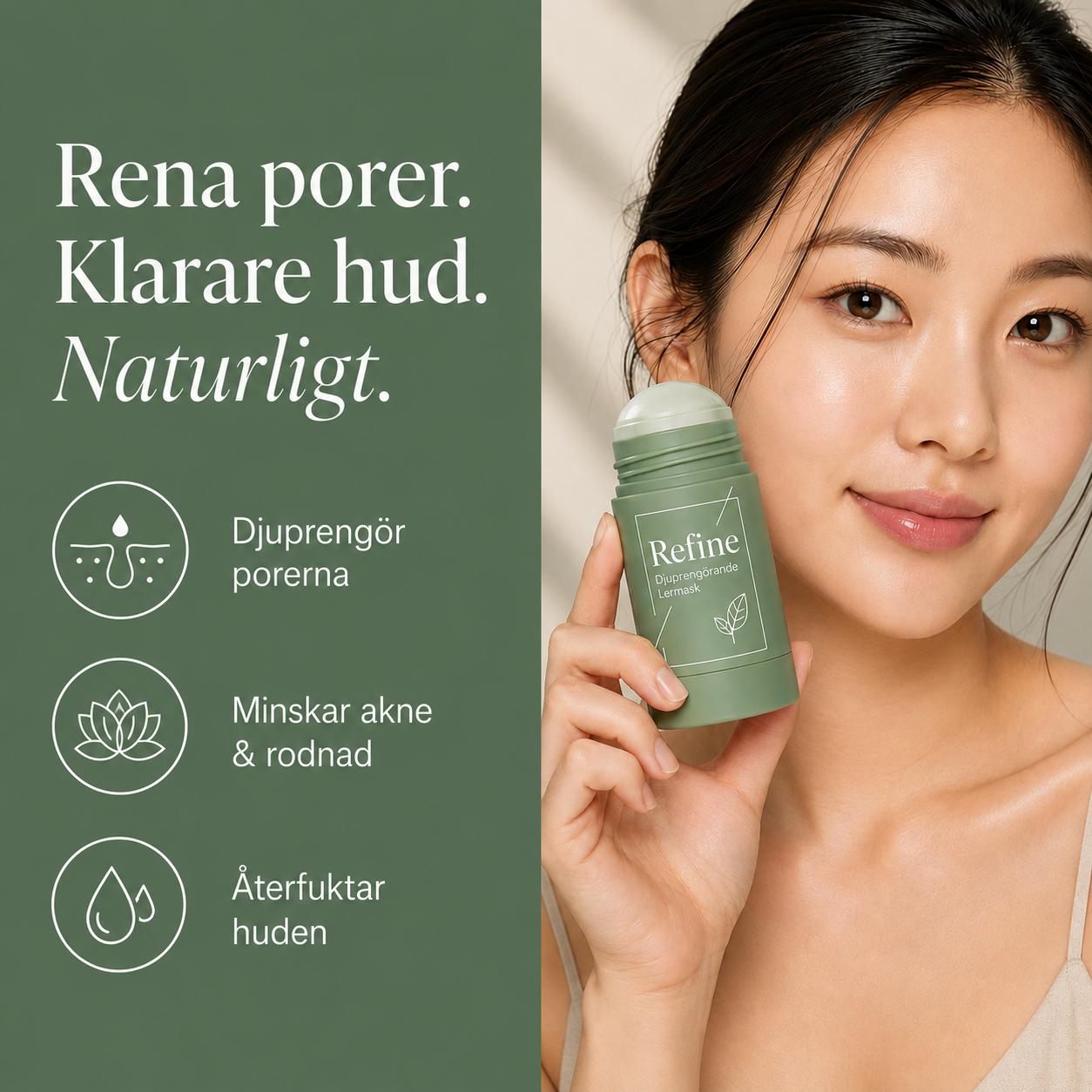 Refine™ Djuprengörande Lermask