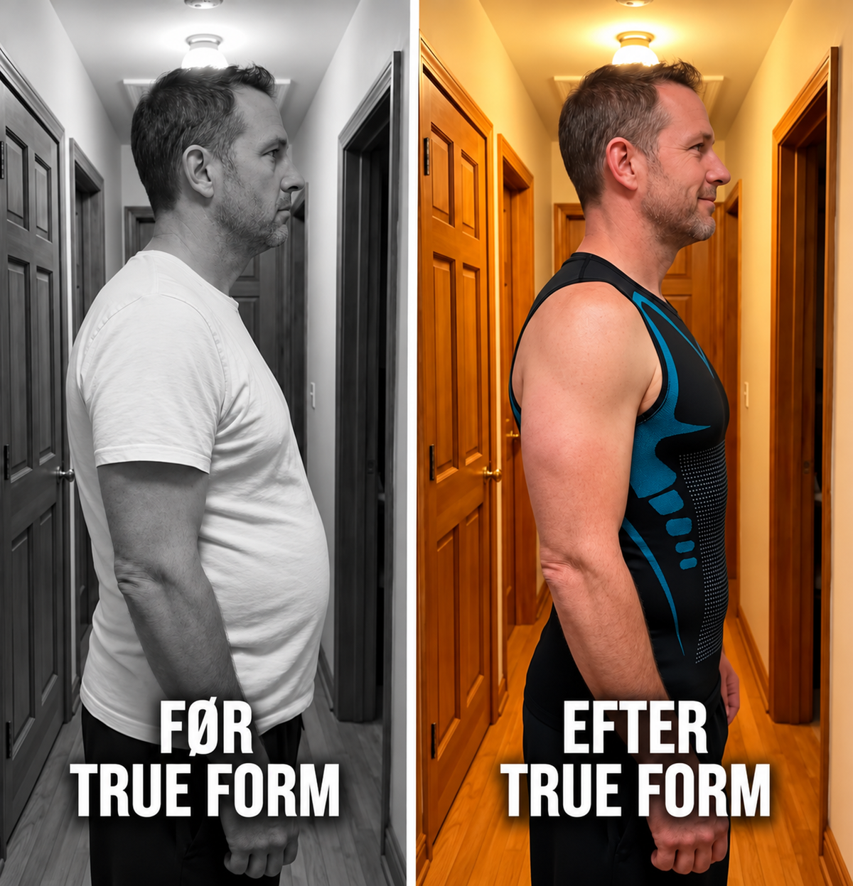 Trueform – Formende kompressionsundertrøje til mænd