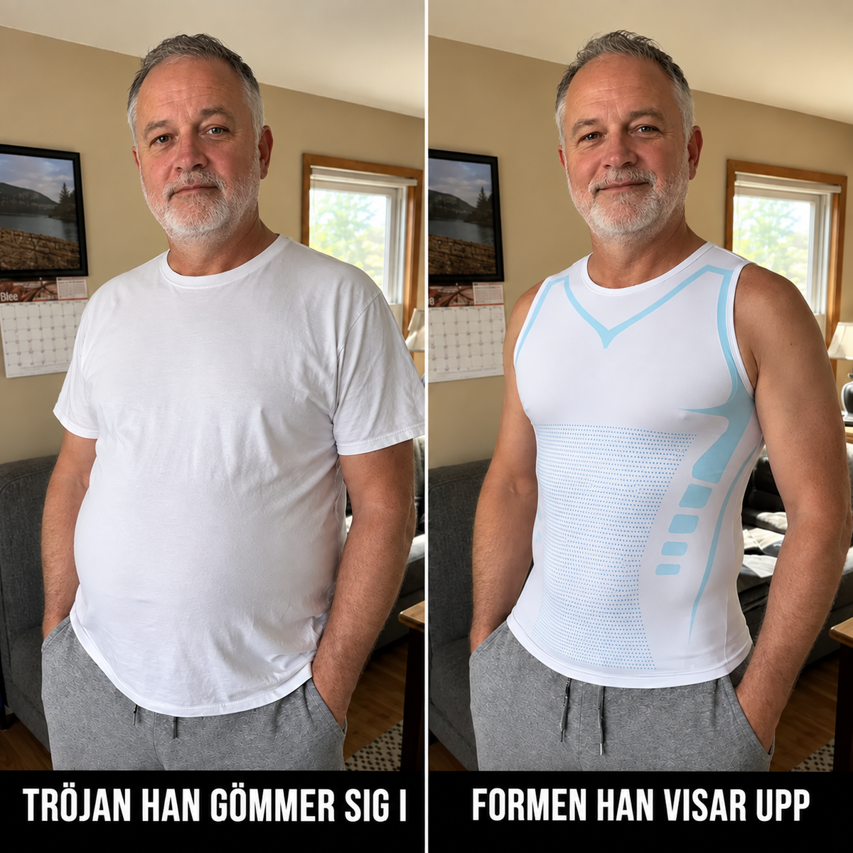 Trueform - Formande Kompressionslinne för Män