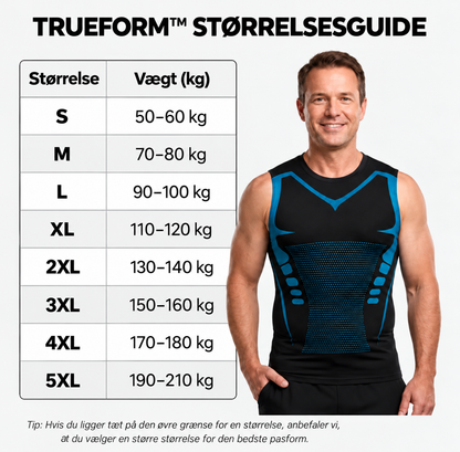 Trueform – Formende kompressionsundertrøje til mænd